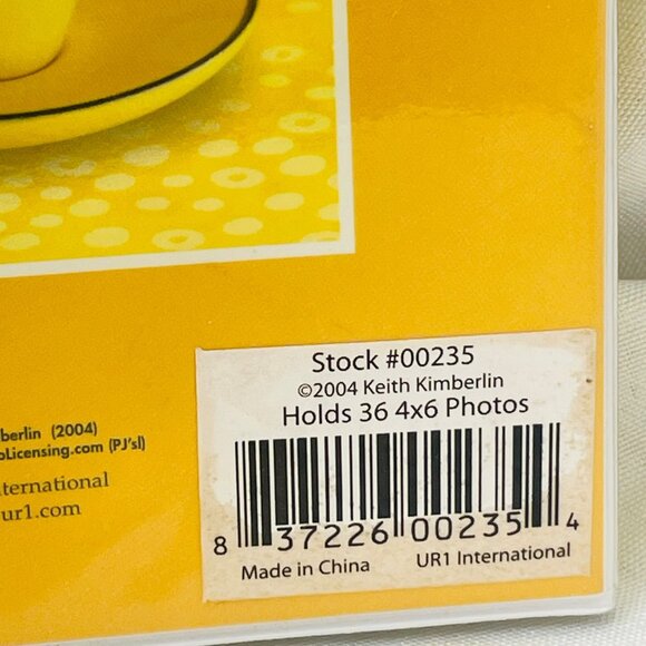 Keith Kimberlin Kitten In Teacup Photo Album Holds 36 4x6 Photos Adorable Yellow - Picture 4 of 7